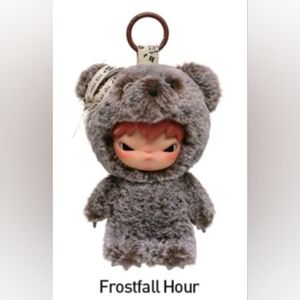 Pop Mart Hirono Hidden Road Vinyl Plush Frostfall Hour